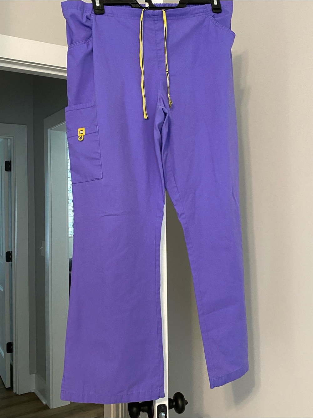 Purple Women’s Drawstring Scrub Pants